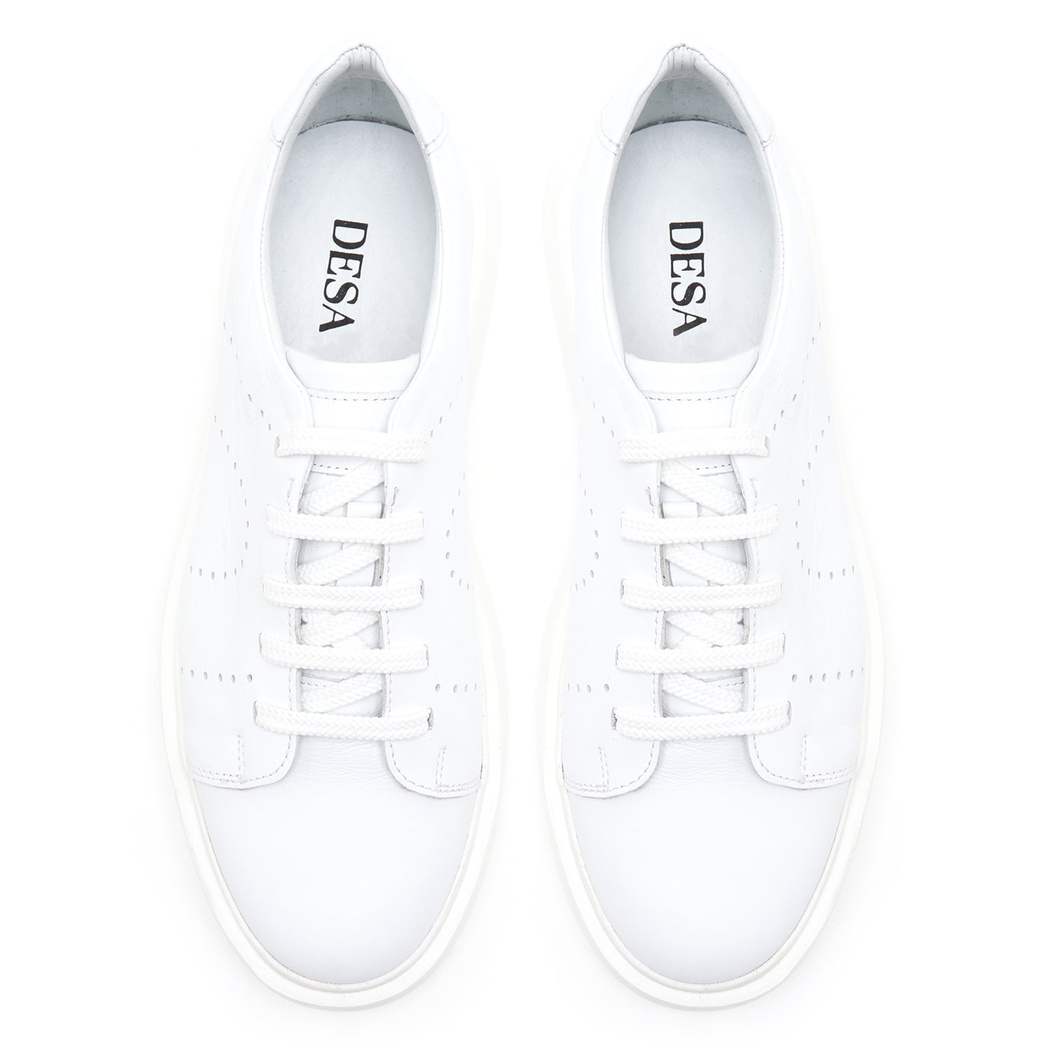 Parker Beyaz Erkek Deri Spor Ayakkabı