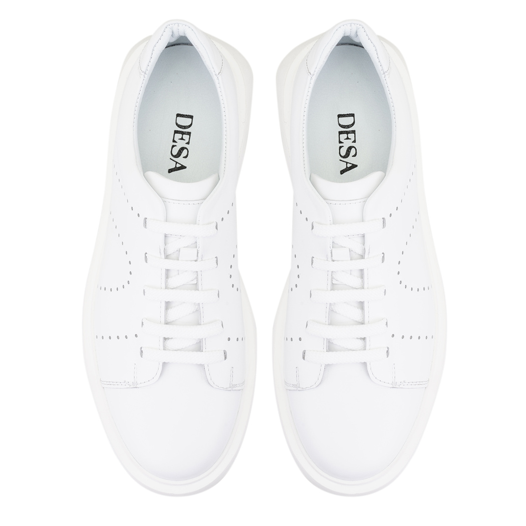 Parker Beyaz Erkek Deri Spor Ayakkabı