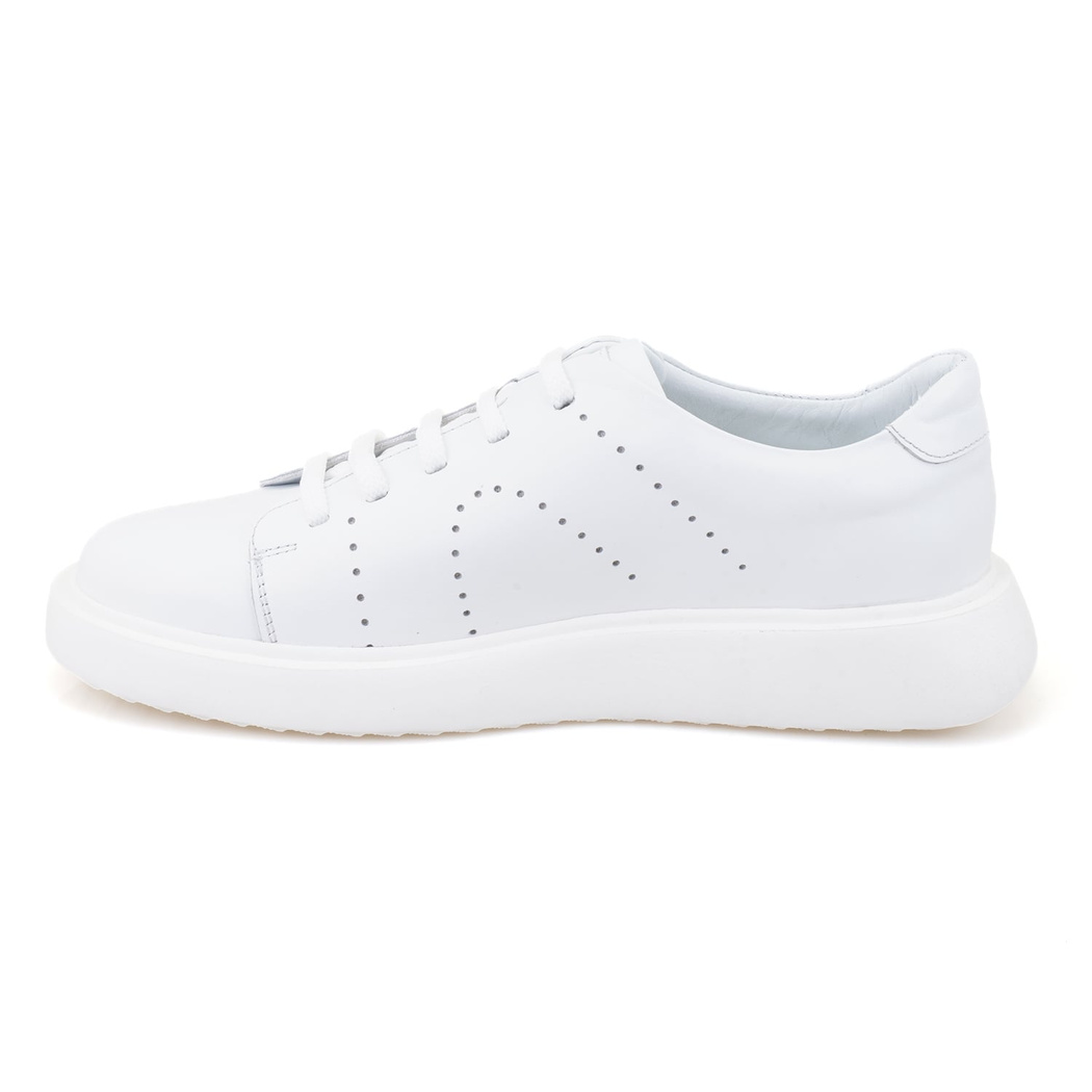 Parker Beyaz Erkek Deri Spor Ayakkabı