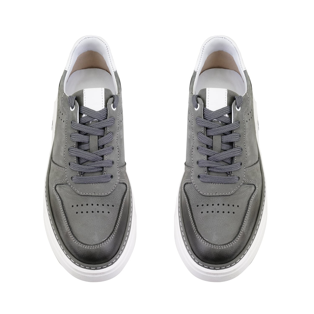 Pascal Gri Erkek Nubuk Deri Günlük Ayakkabı