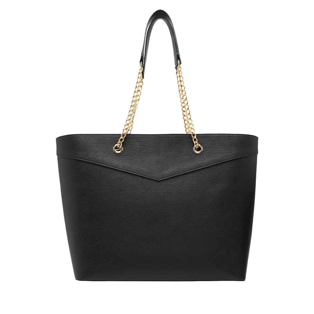 Patrice Siyah Kadın Zincir Detaylı El Çantası