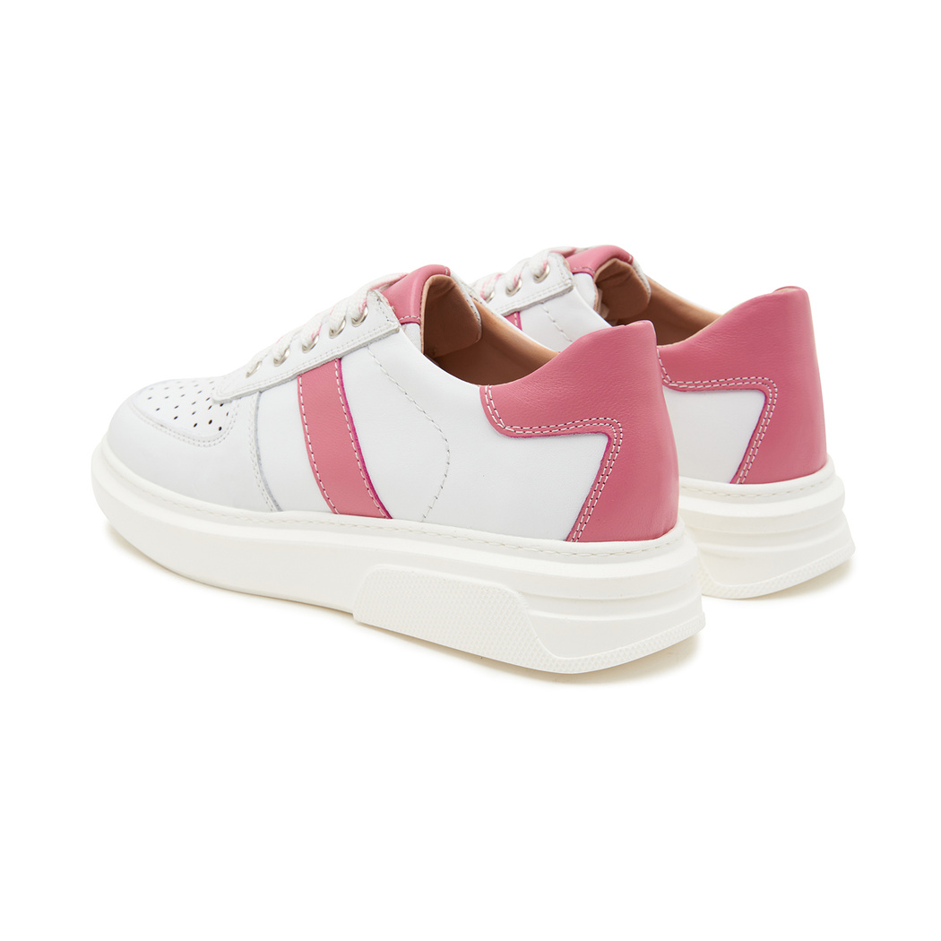 Pembe Ange Kadın Deri Spor Ayakkabı