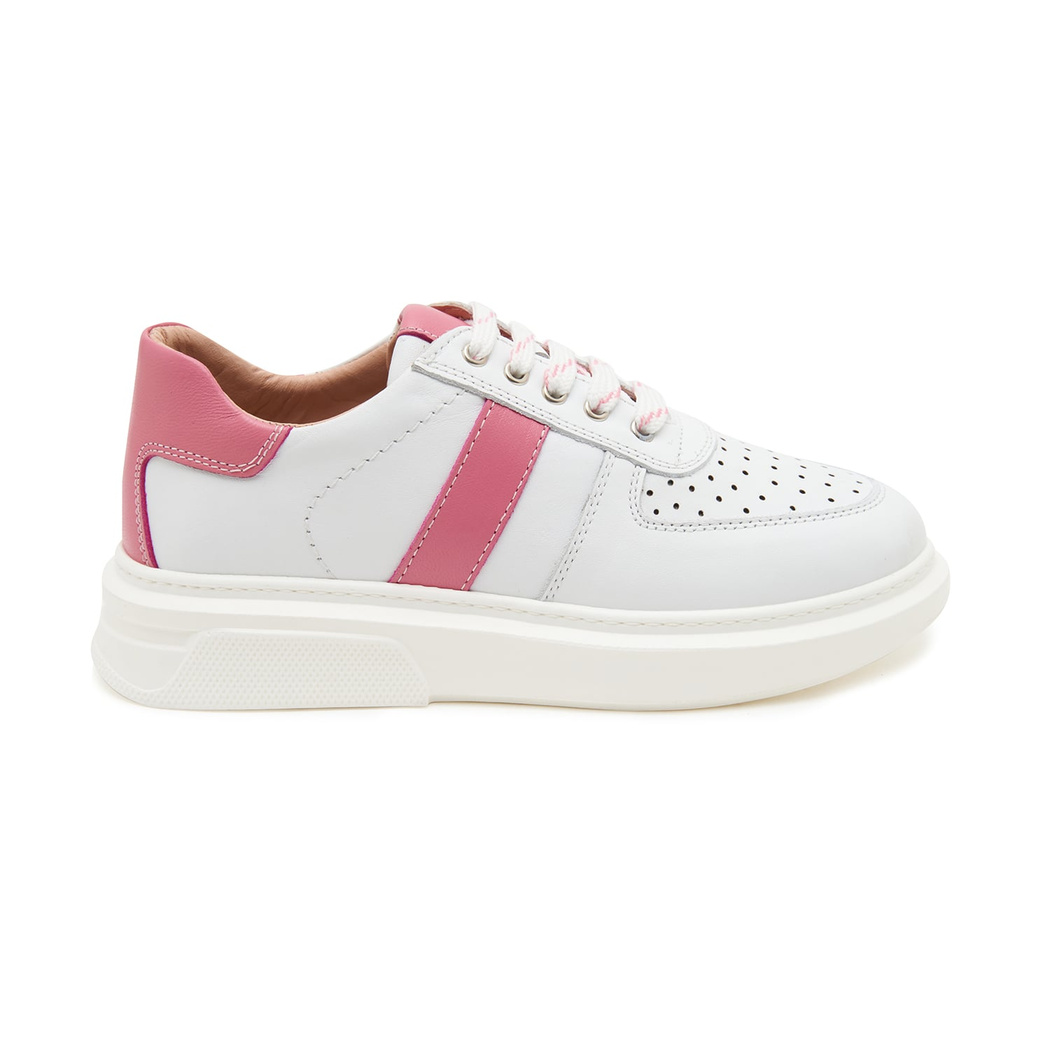 Pembe Ange Kadın Deri Spor Ayakkabı