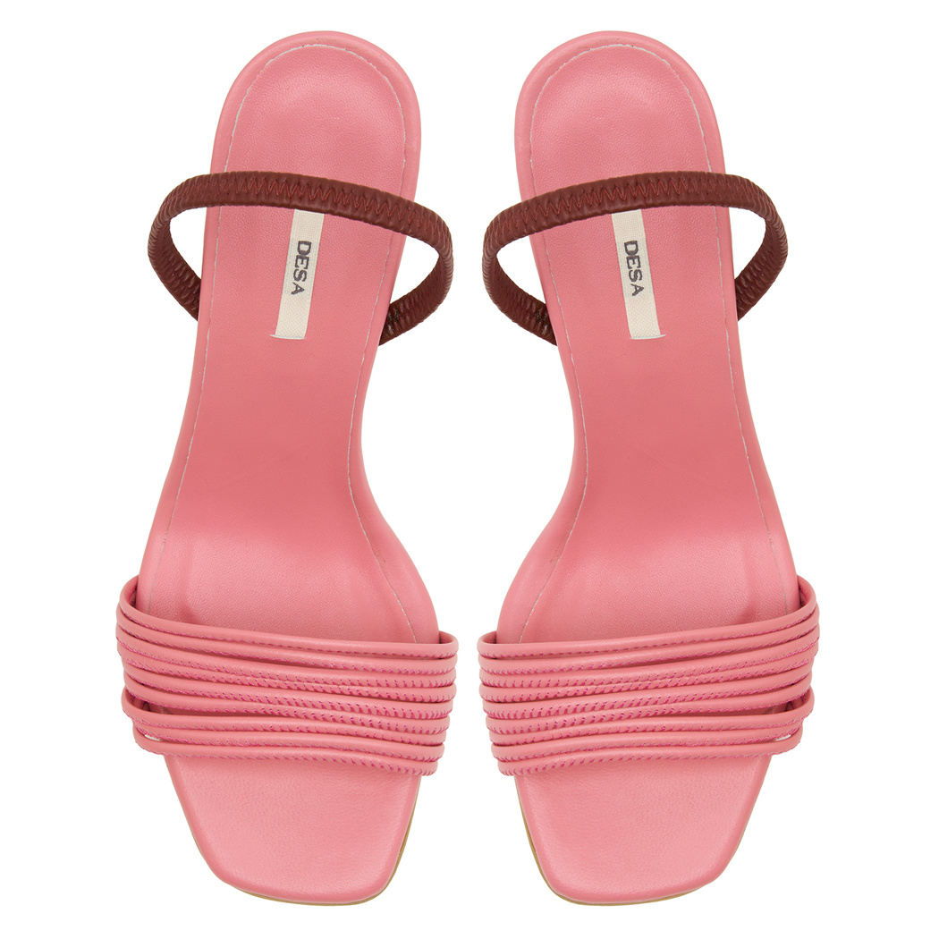 Pembe Aster Kadın Deri Abiye Ayakkabı