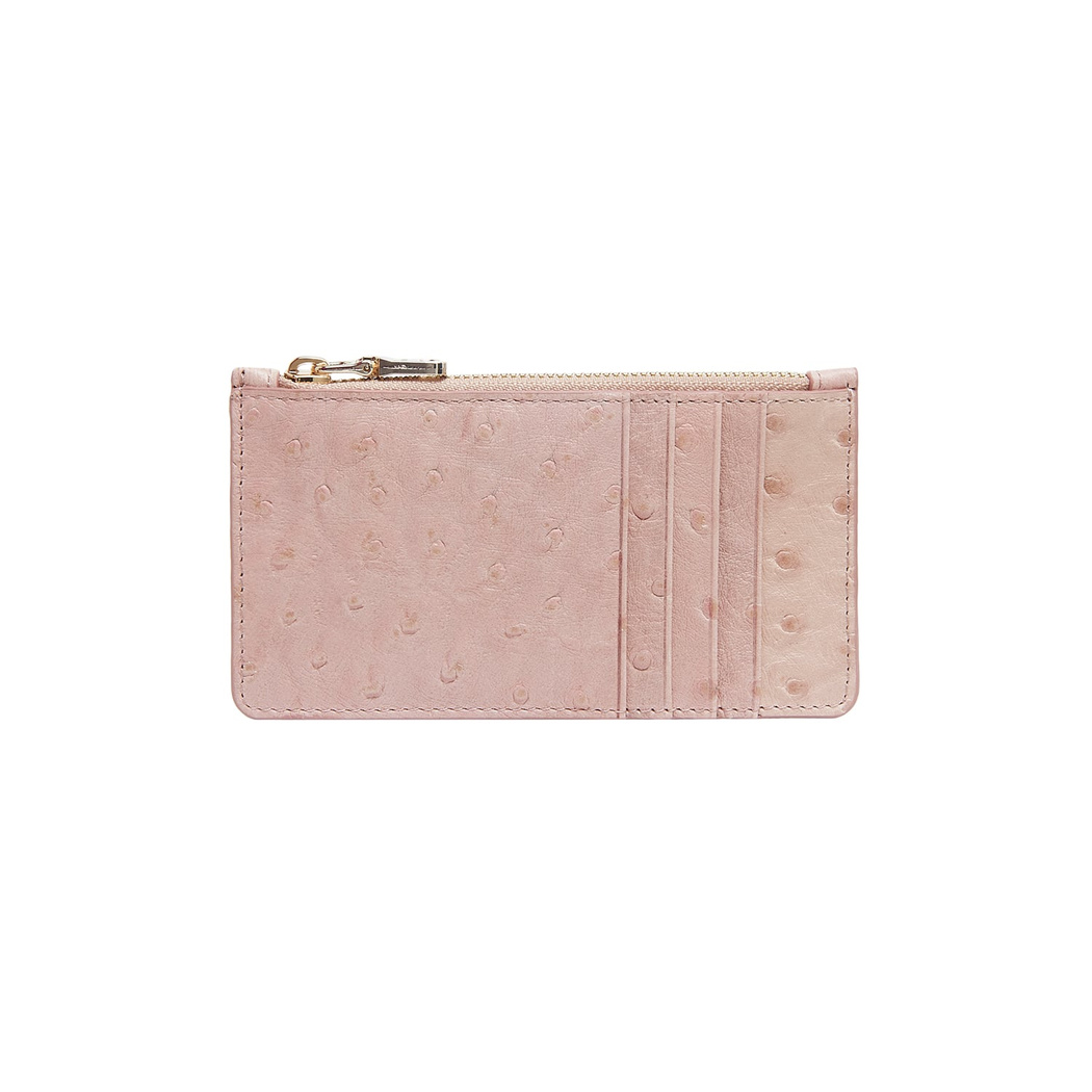 Pembe Welkin Kadın Deri Kartlık