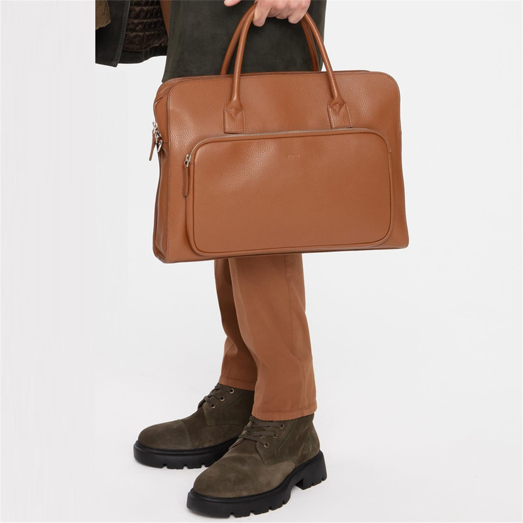 Penny Kahve Erkek Deri Evrak Çantası