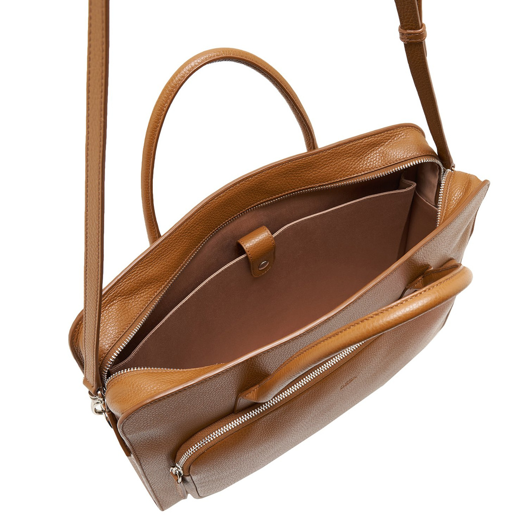 Penny Kahve Erkek Deri Evrak Çantası