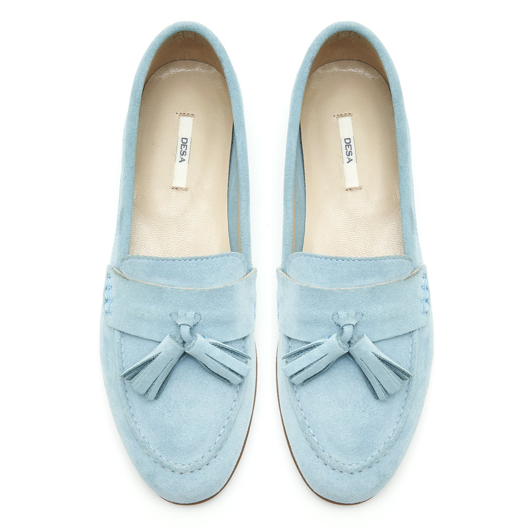 Peppard Mavi Kadın Süet Loafer