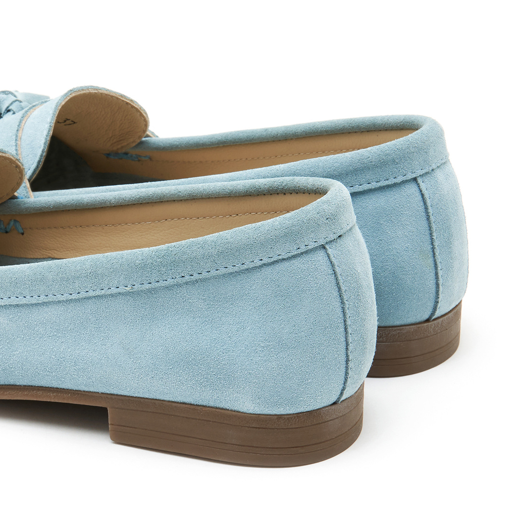 Peppard Mavi Kadın Süet Loafer