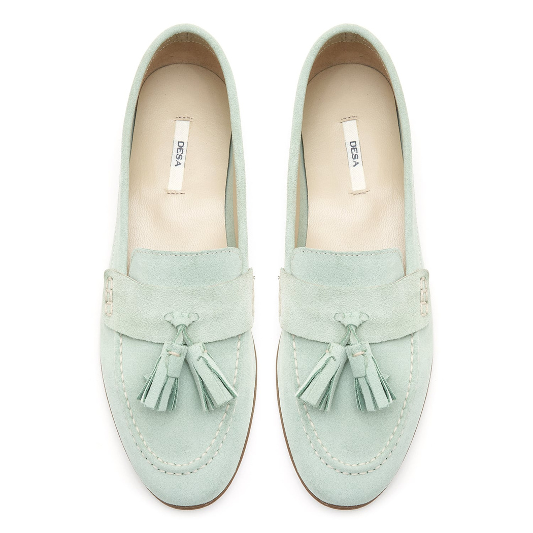 Peppard Yeşil Kadın Süet Loafer