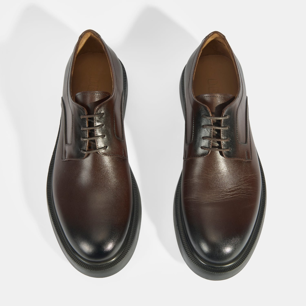 Perdita Kahve Erkek Deri Bağcıklı Klasik Ayakkabı