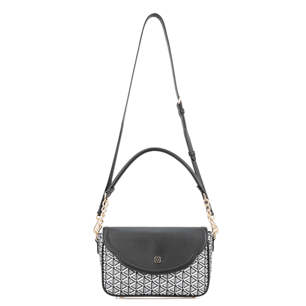 Plante Siyah Kadın Monogram Omuz Çantası