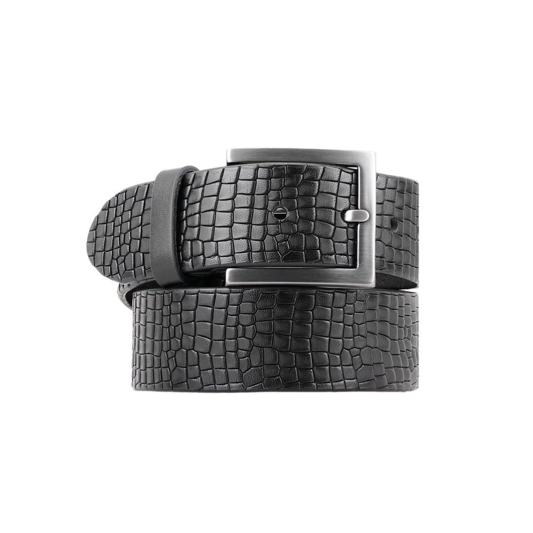 Pomme Siyah Erkek Spor Deri Kemer