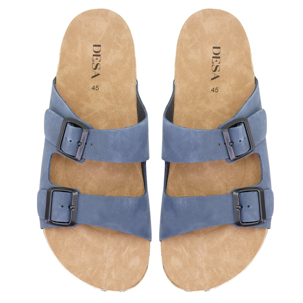 Porter Lacivert Erkek Nubuk Terlik