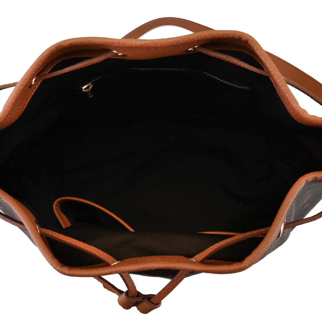 Prestige Kahve Kadın Monogram Omuz Çantası