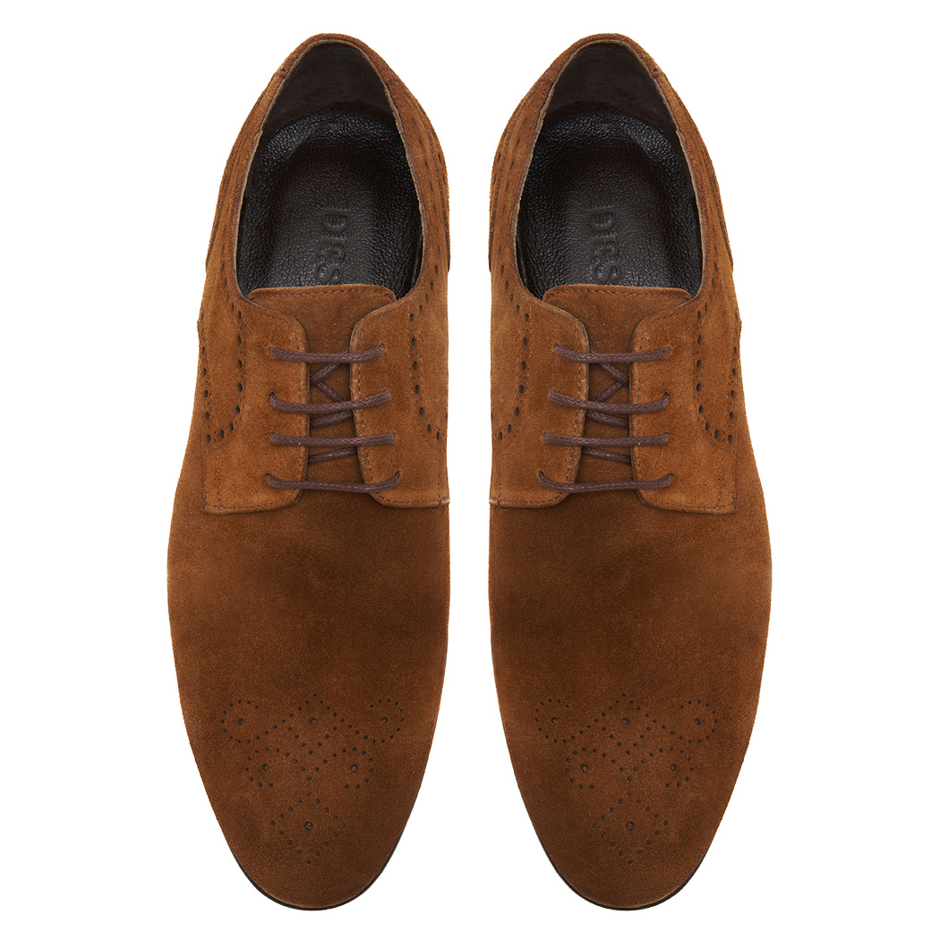 Pryor Taba Erkek Süet Deri Klasik Ayakkabı