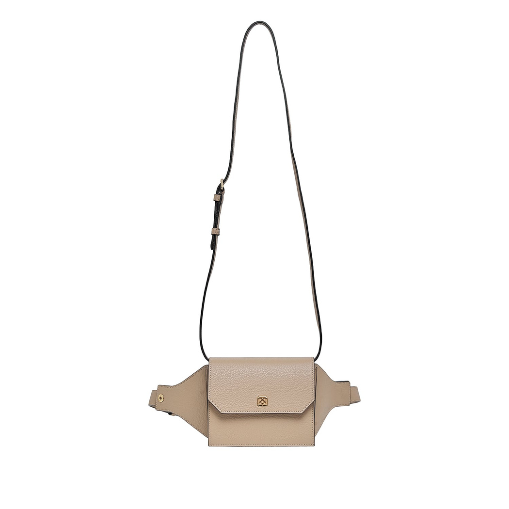 Pudra Aliz Kadın Deri Bel Çantası