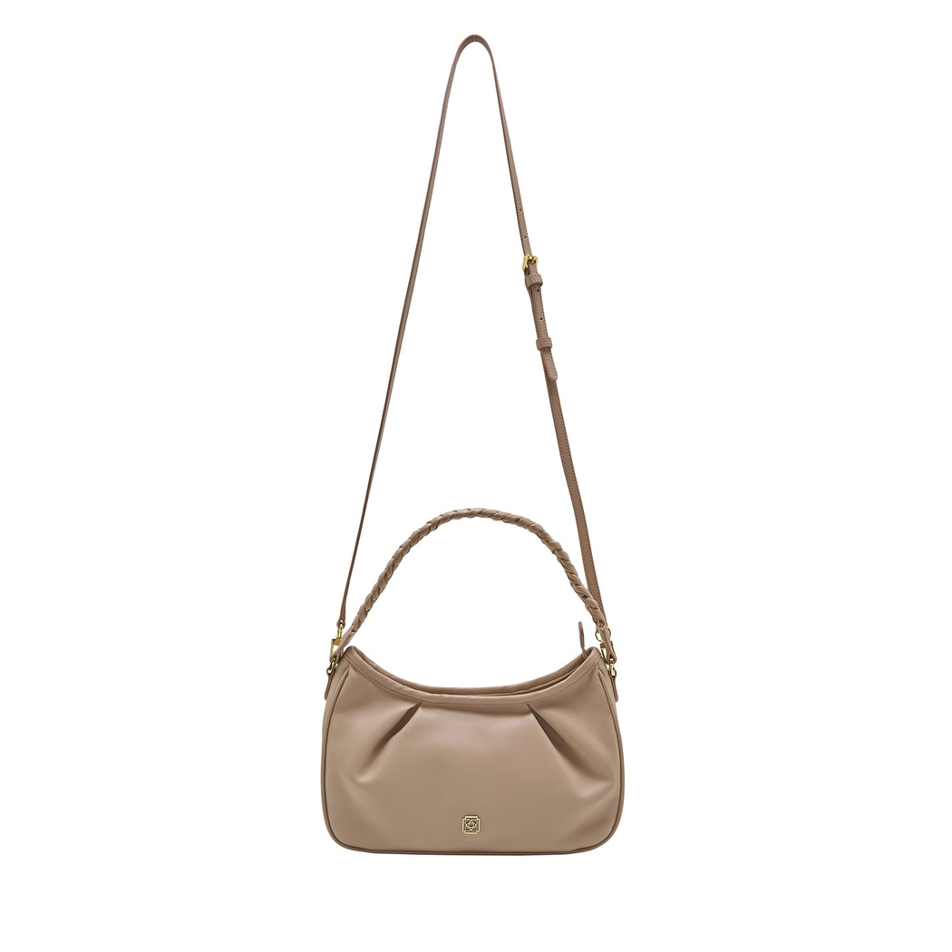 Pudra Dalya Kadın Deri Omuz Askılı Çanta