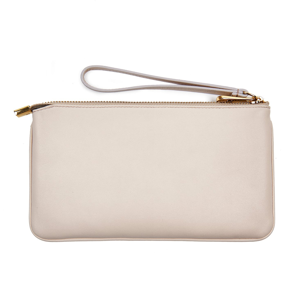 Pudra Fermuarlı Kadın Deri Cüzdan