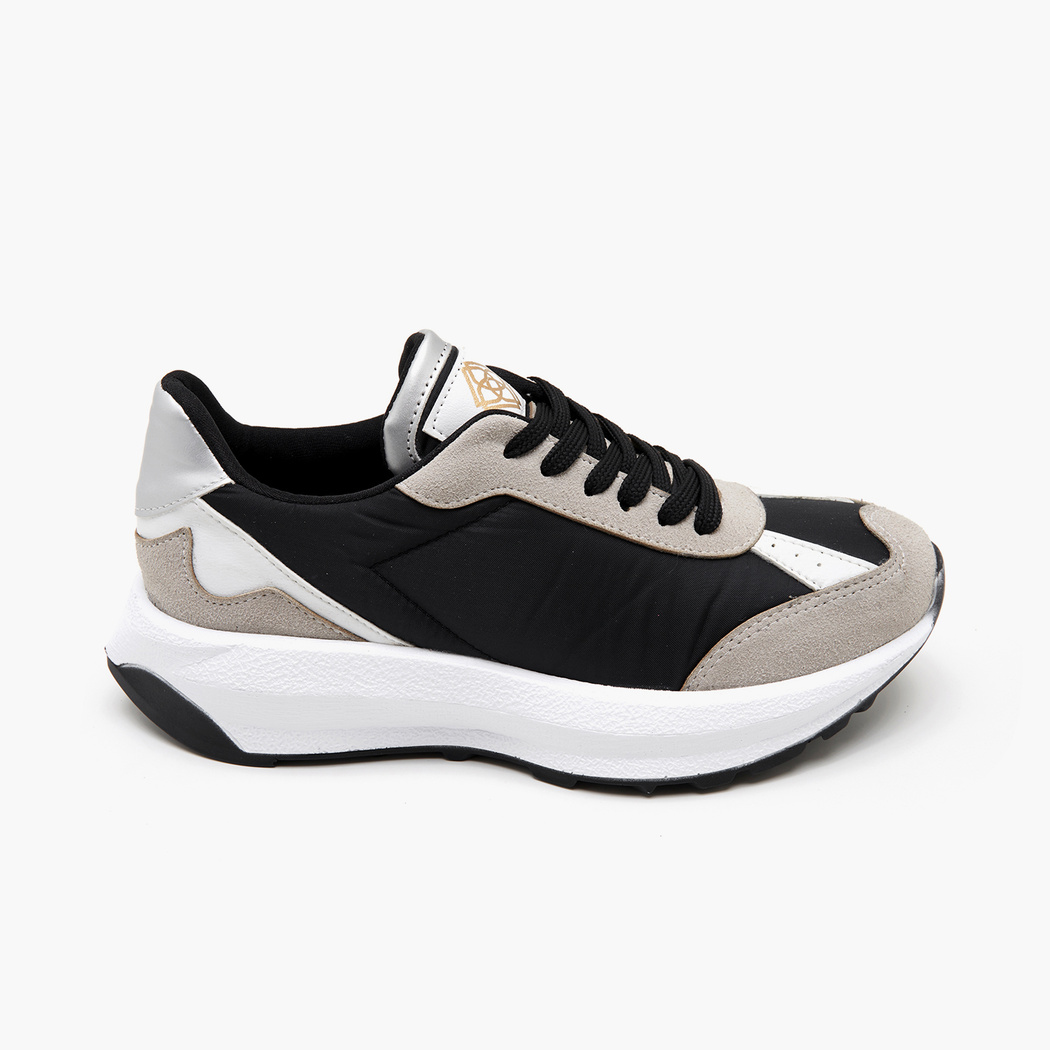 Puente Siyah Kadın Spor Ayakkabı