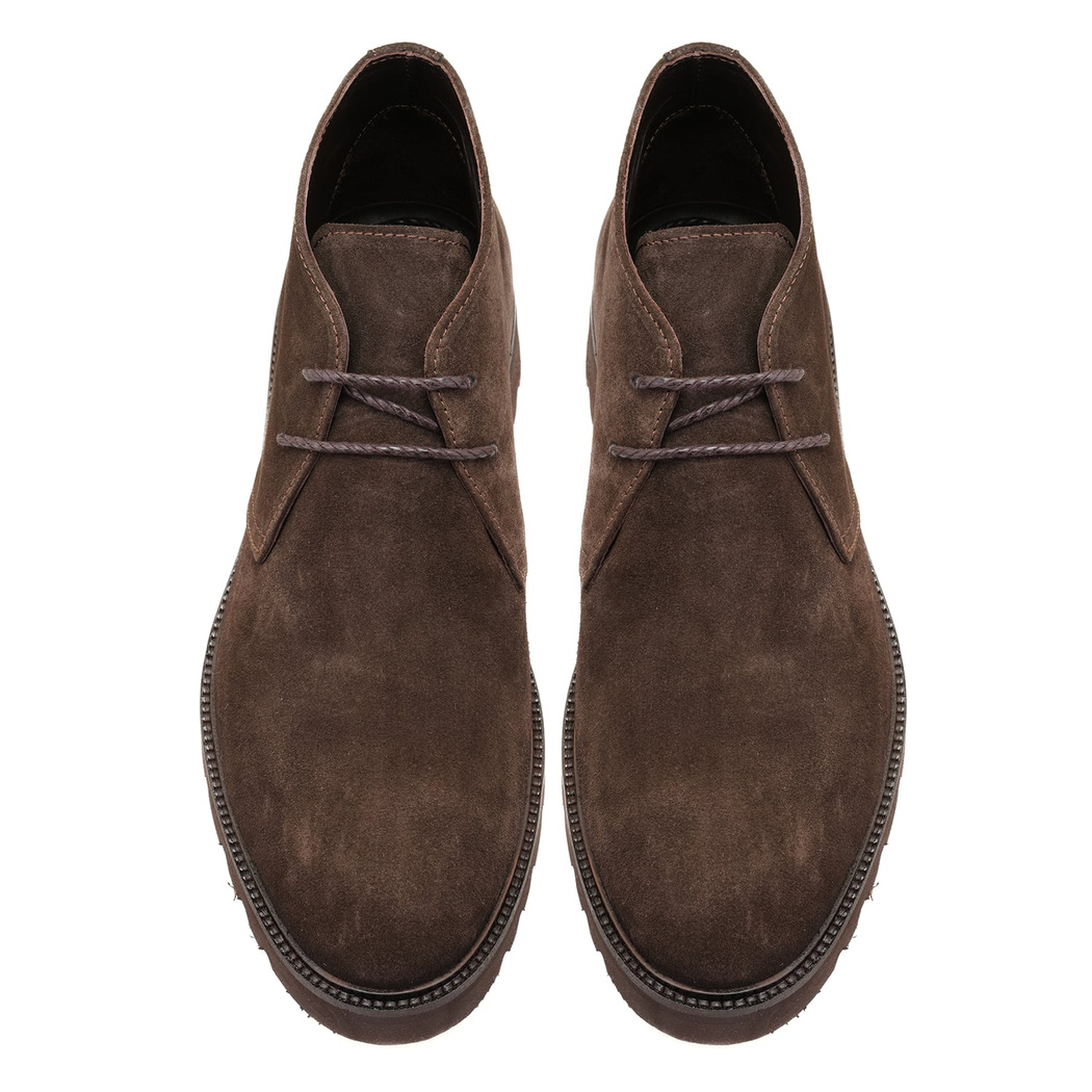 Rachel Kahve Erkek Süet Deri Bot