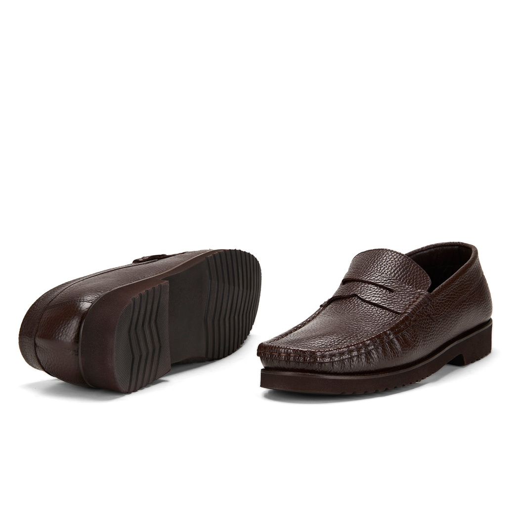 Rahel Kahve Erkek Günlük Deri Ayakkabı