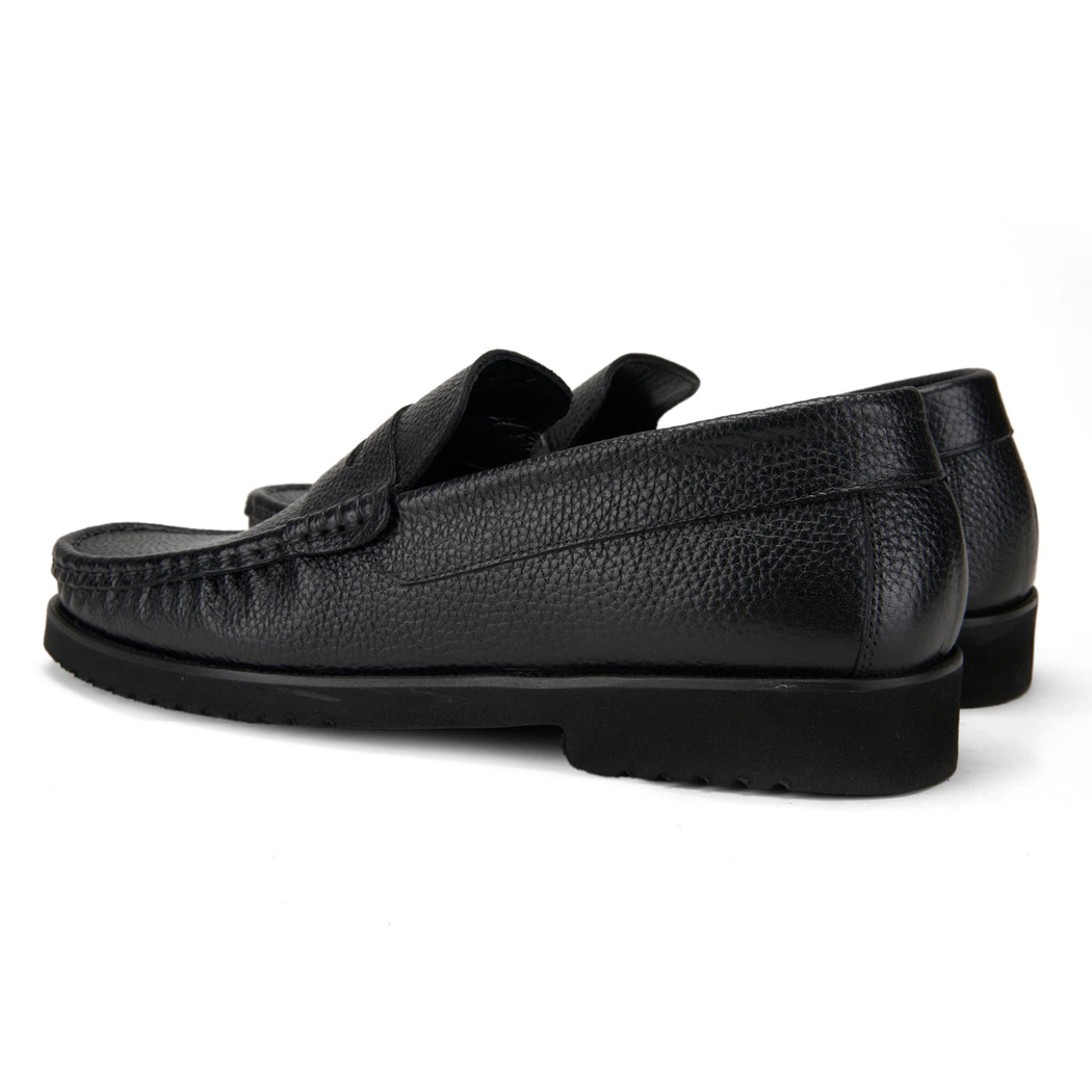 Rahel Siyah Erkek Günlük Deri Ayakkabı