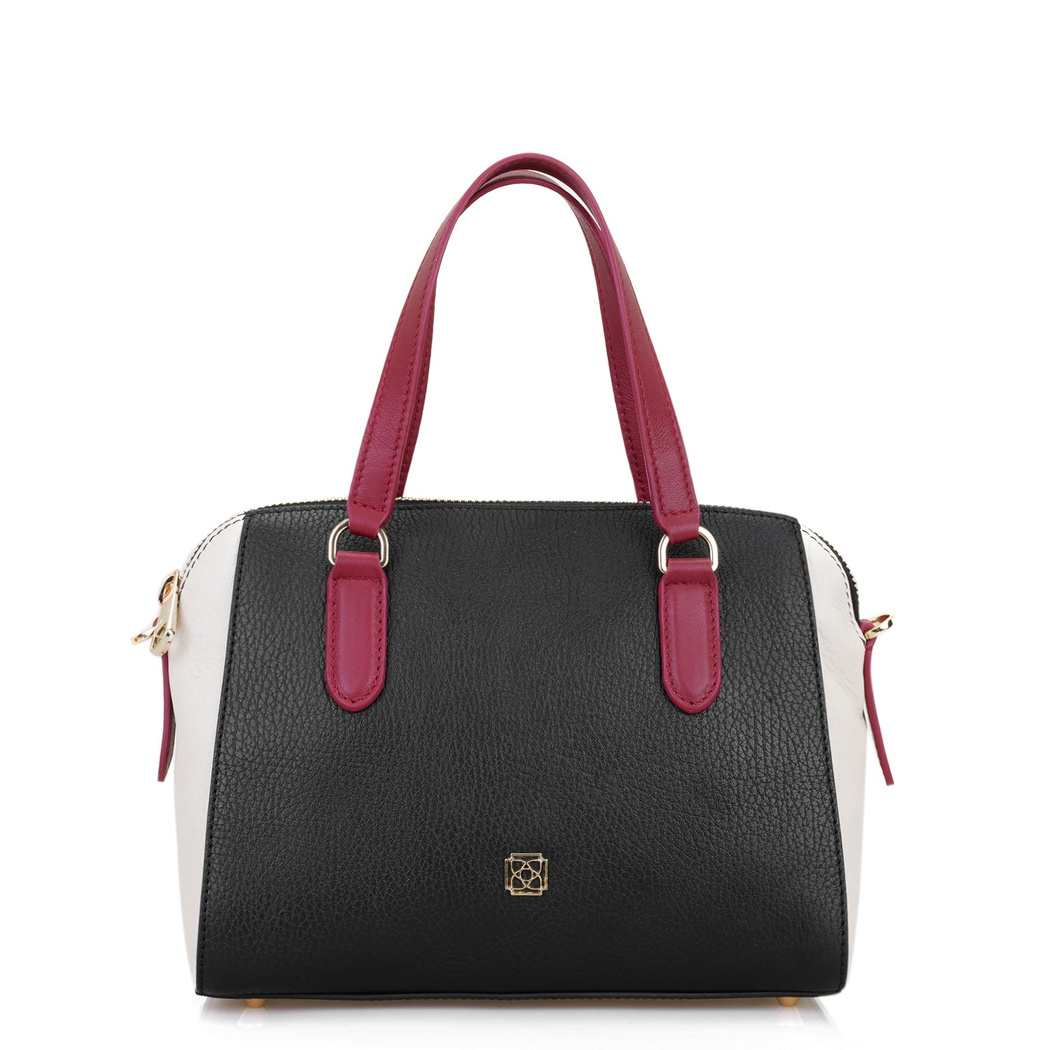 Raian Siyah Kadın Deri El Çantası