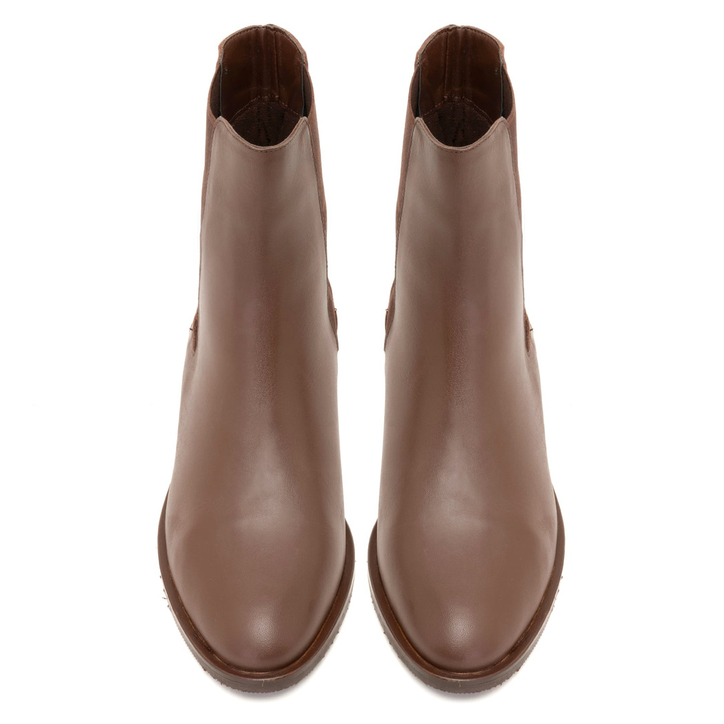 Ramira Kahve Kadın Deri Bot