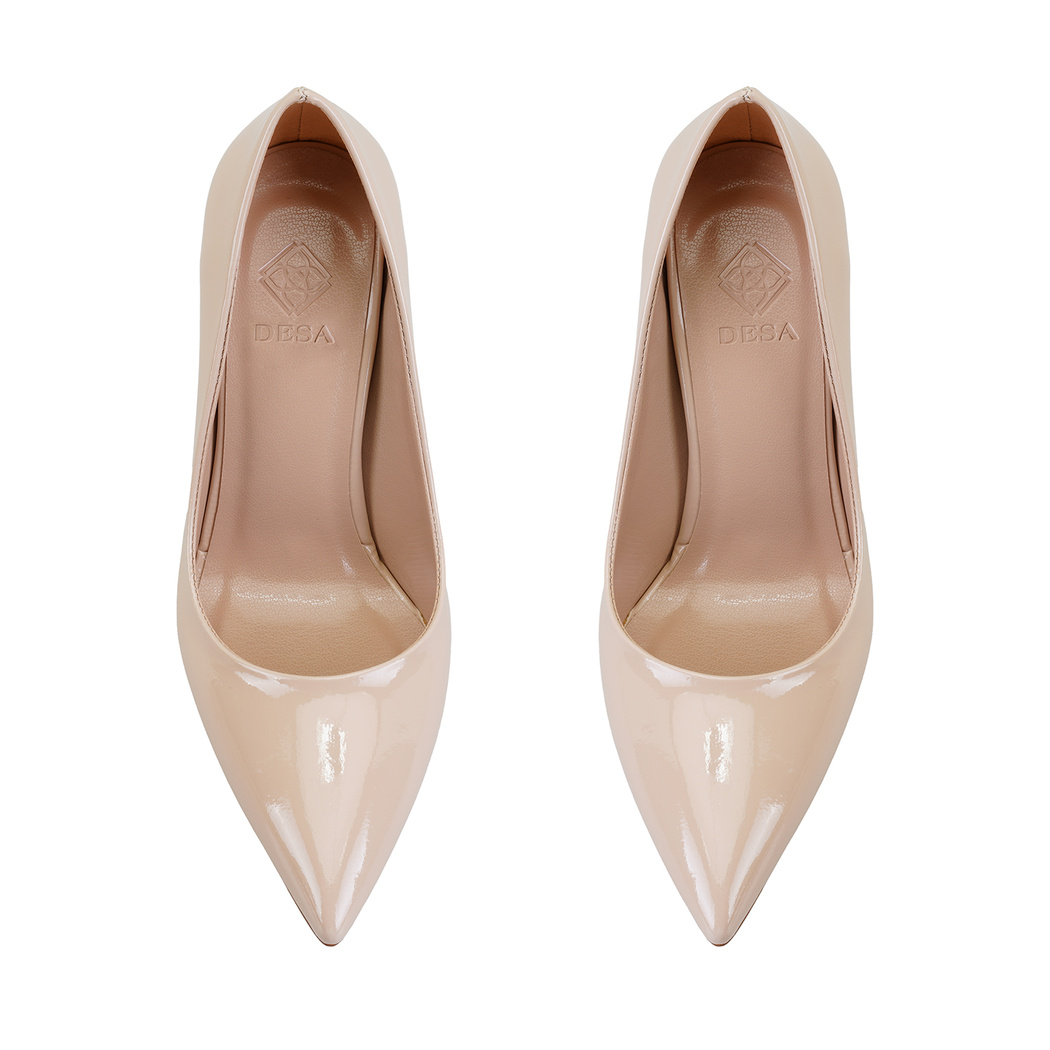 Ramona Bej Kadın Topuklu Deri Stiletto