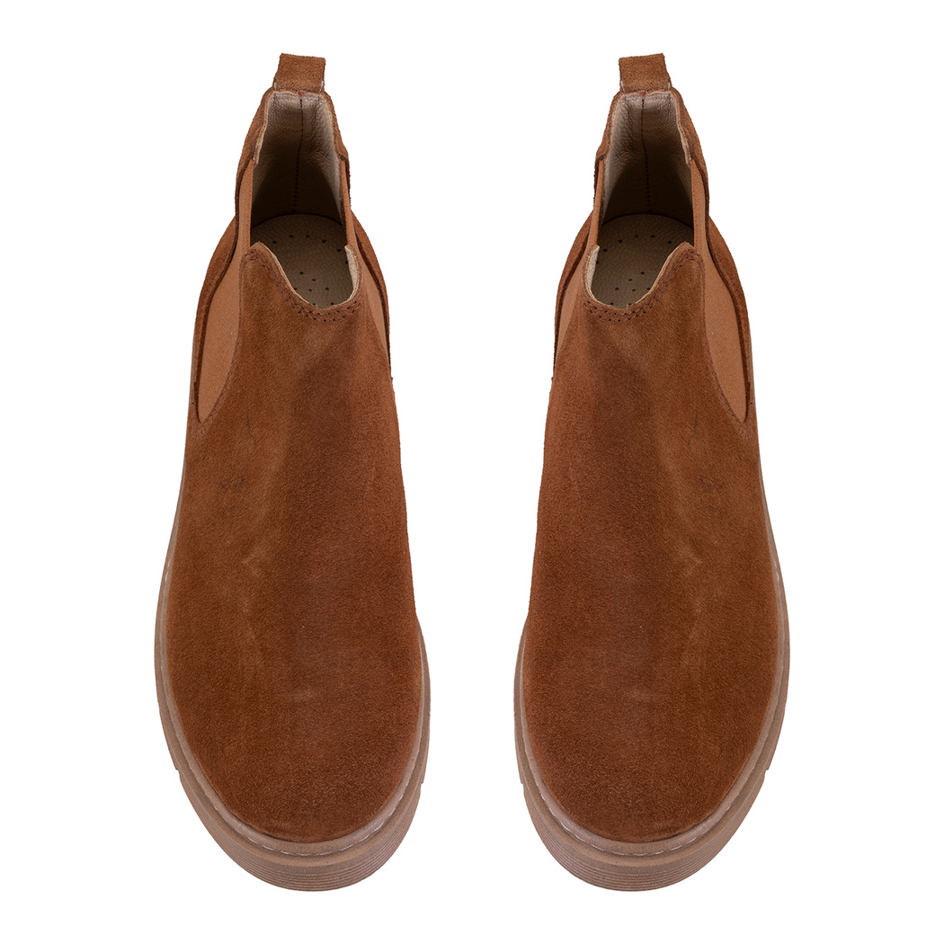 Raven Taba Kadın DesaComfort Lastikli Süet Deri Bot