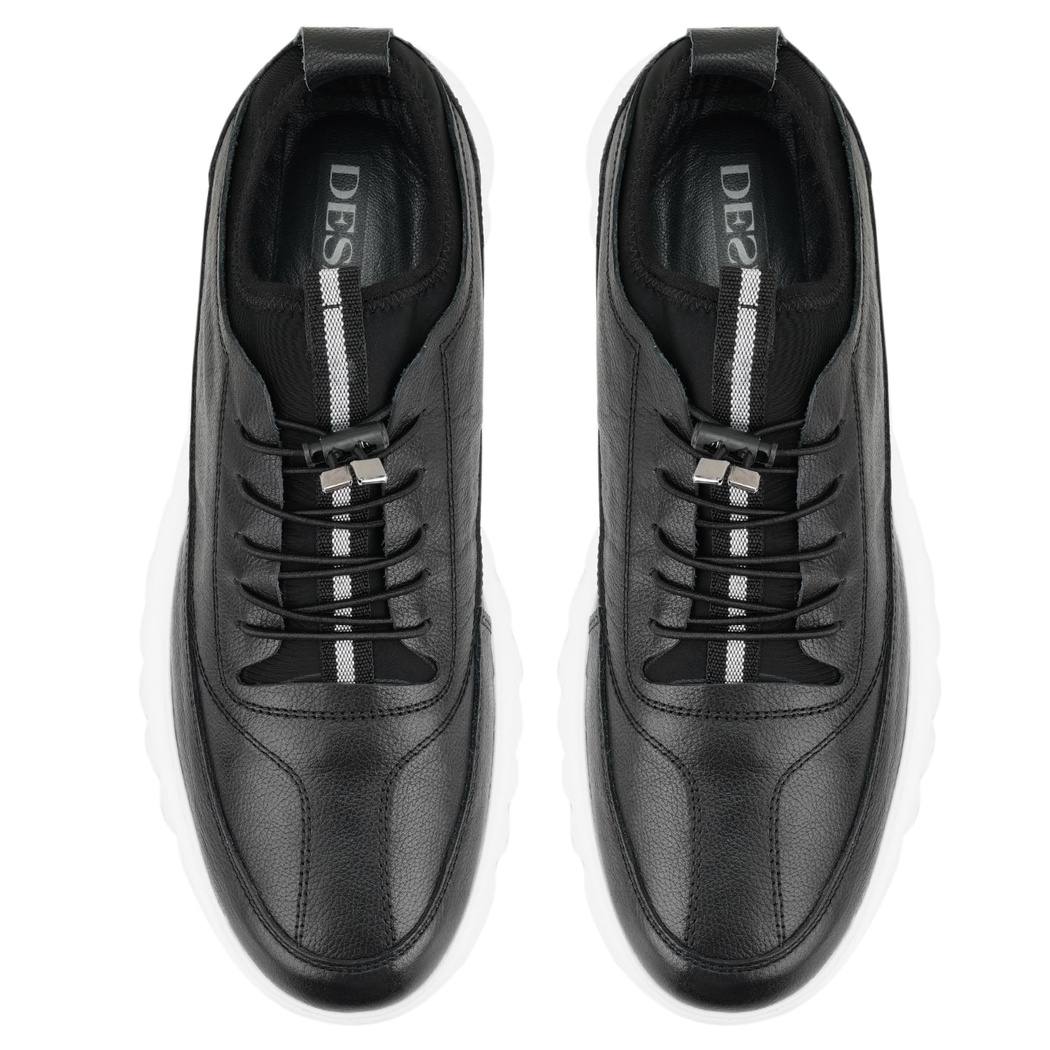 Reanna Siyah Erkek Deri Günlük Ayakkabı