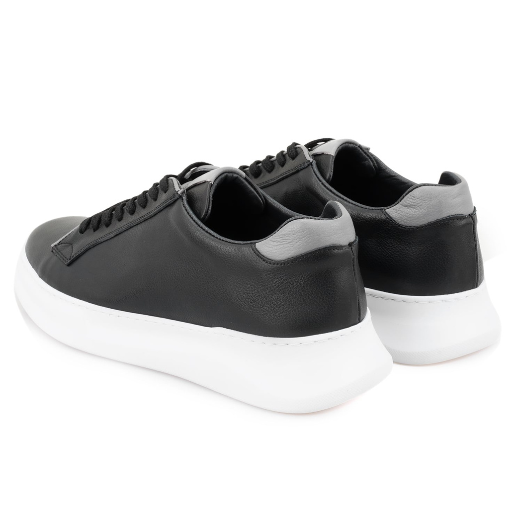 Reese Siyah Erkek Deri Günlük Ayakkabı