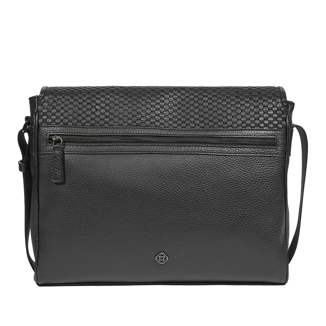 Remi Erkek Örgü Deri Postacı Çantası