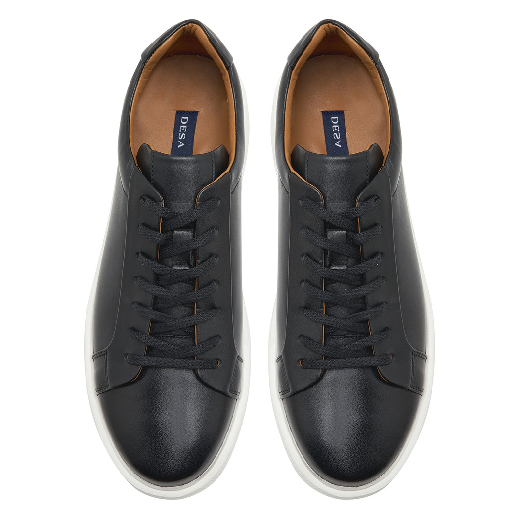 Rex Siyah Erkek Deri Spor Ayakkabı