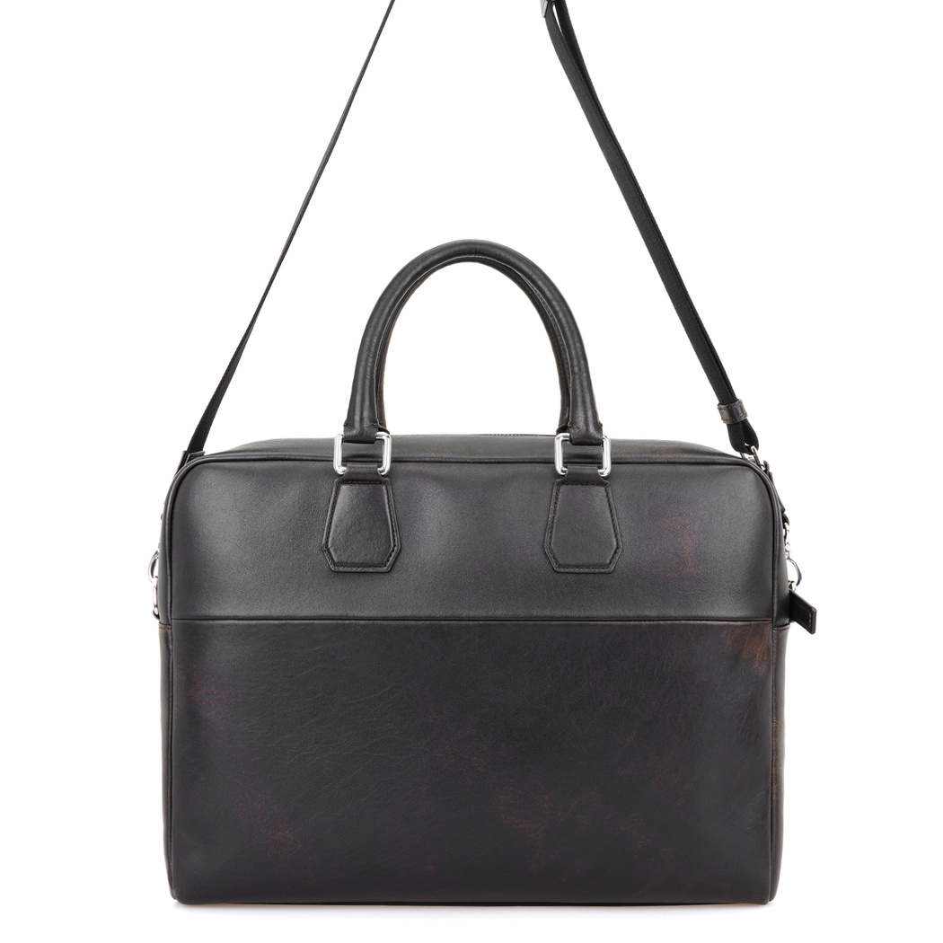 Ricard Kahve Erkek Vintage Deri Laptop Çantası