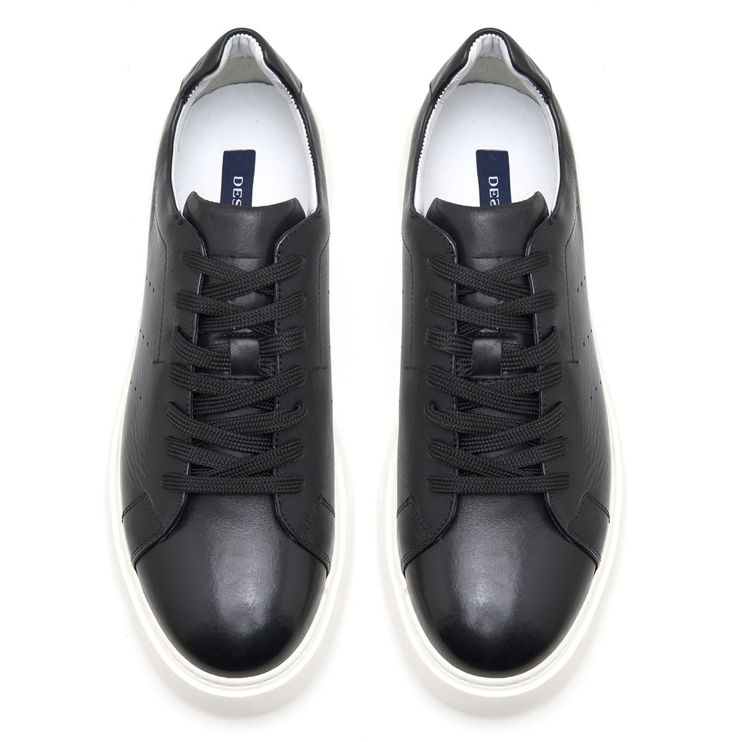 Rice Siyah Erkek Deri Spor Ayakkabı