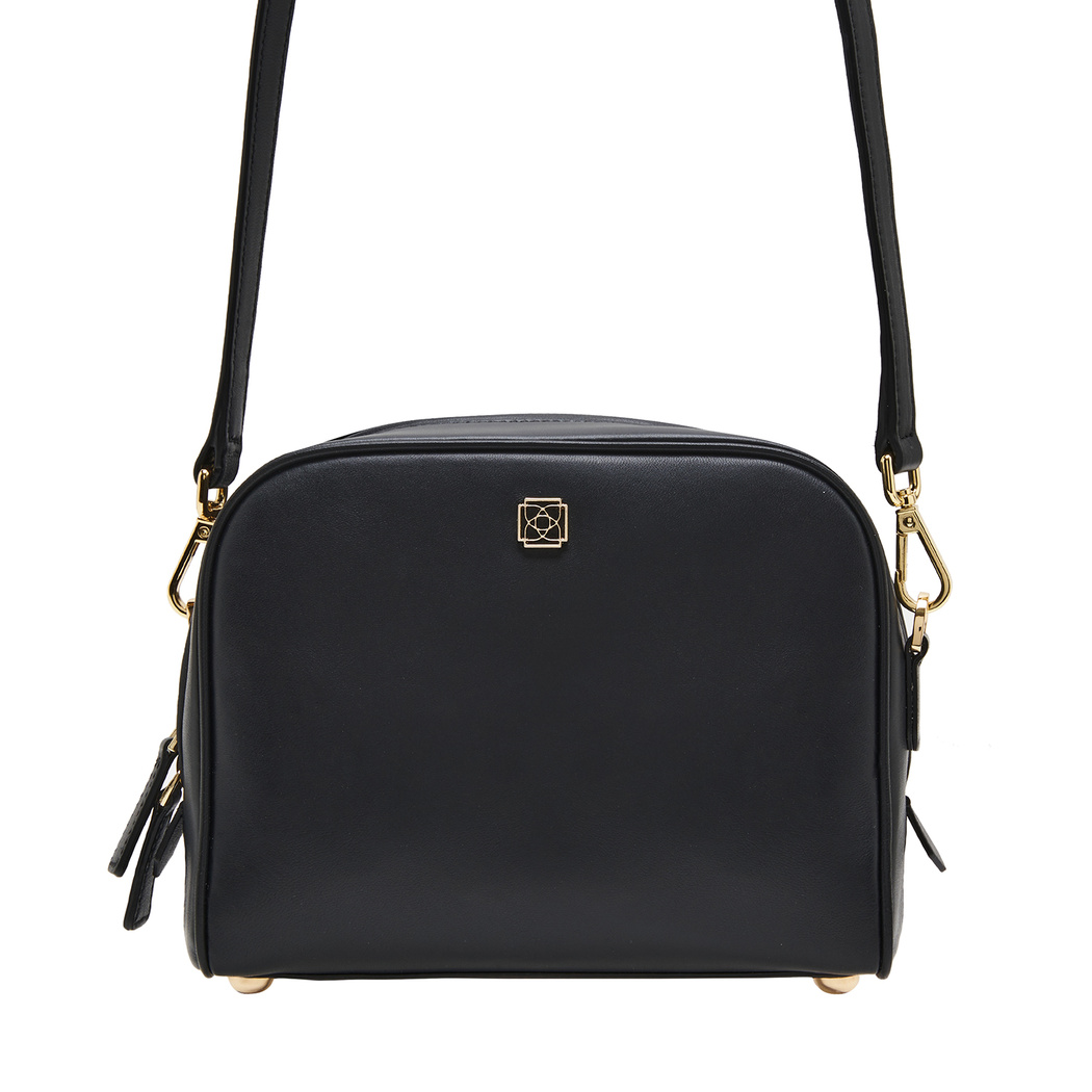 Rieke Siyah Kadın Deri Omuz Çantası