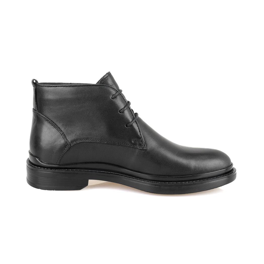 Rodney Siyah Erkek Deri Bot