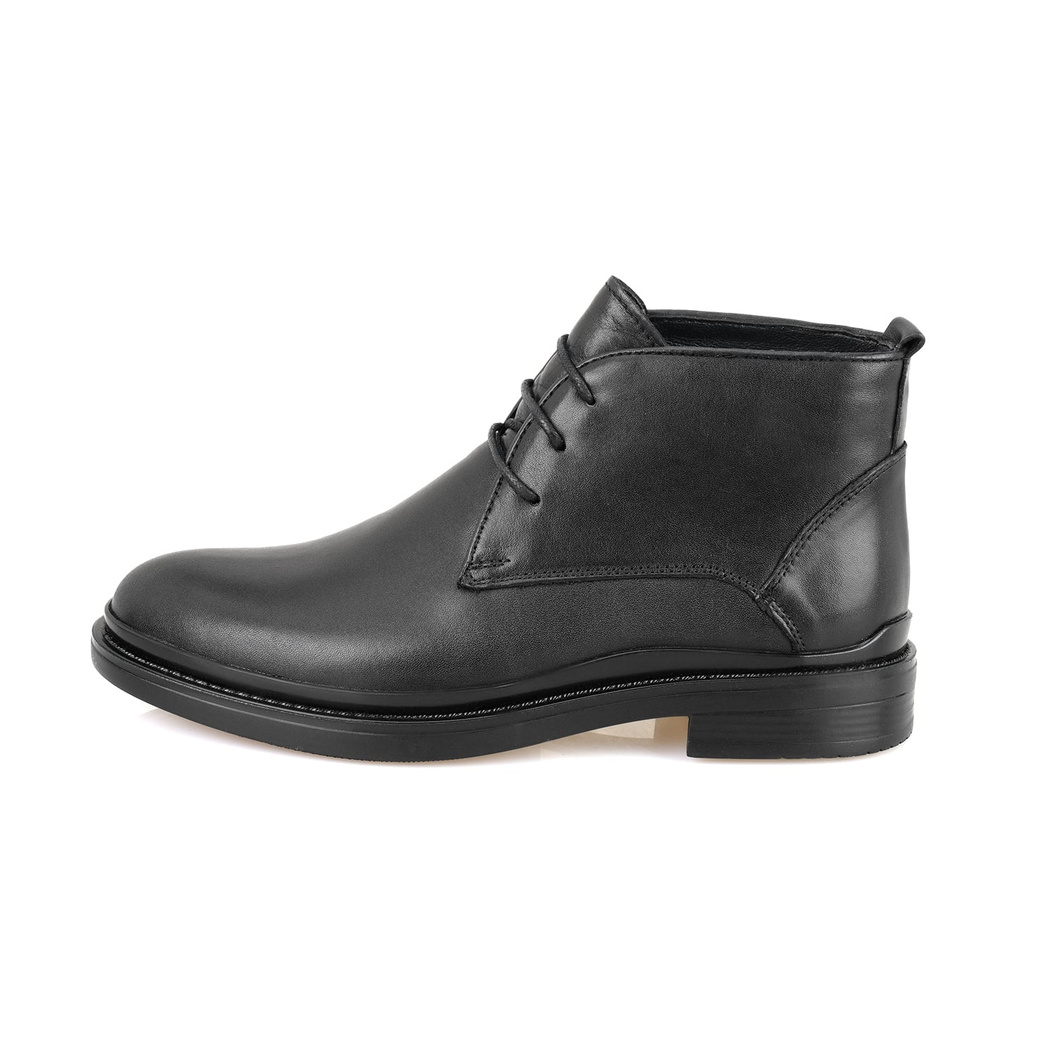 Rodney Siyah Erkek Deri Bot