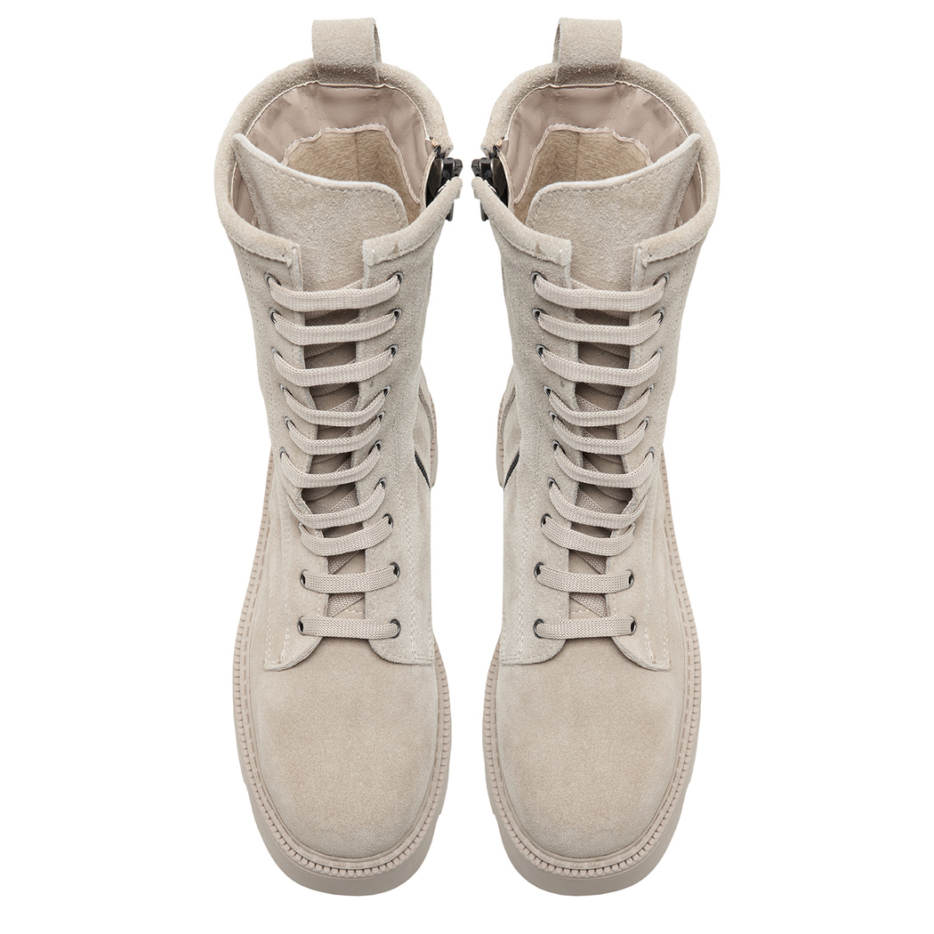 Rosa Bej Kadın Süet Bot