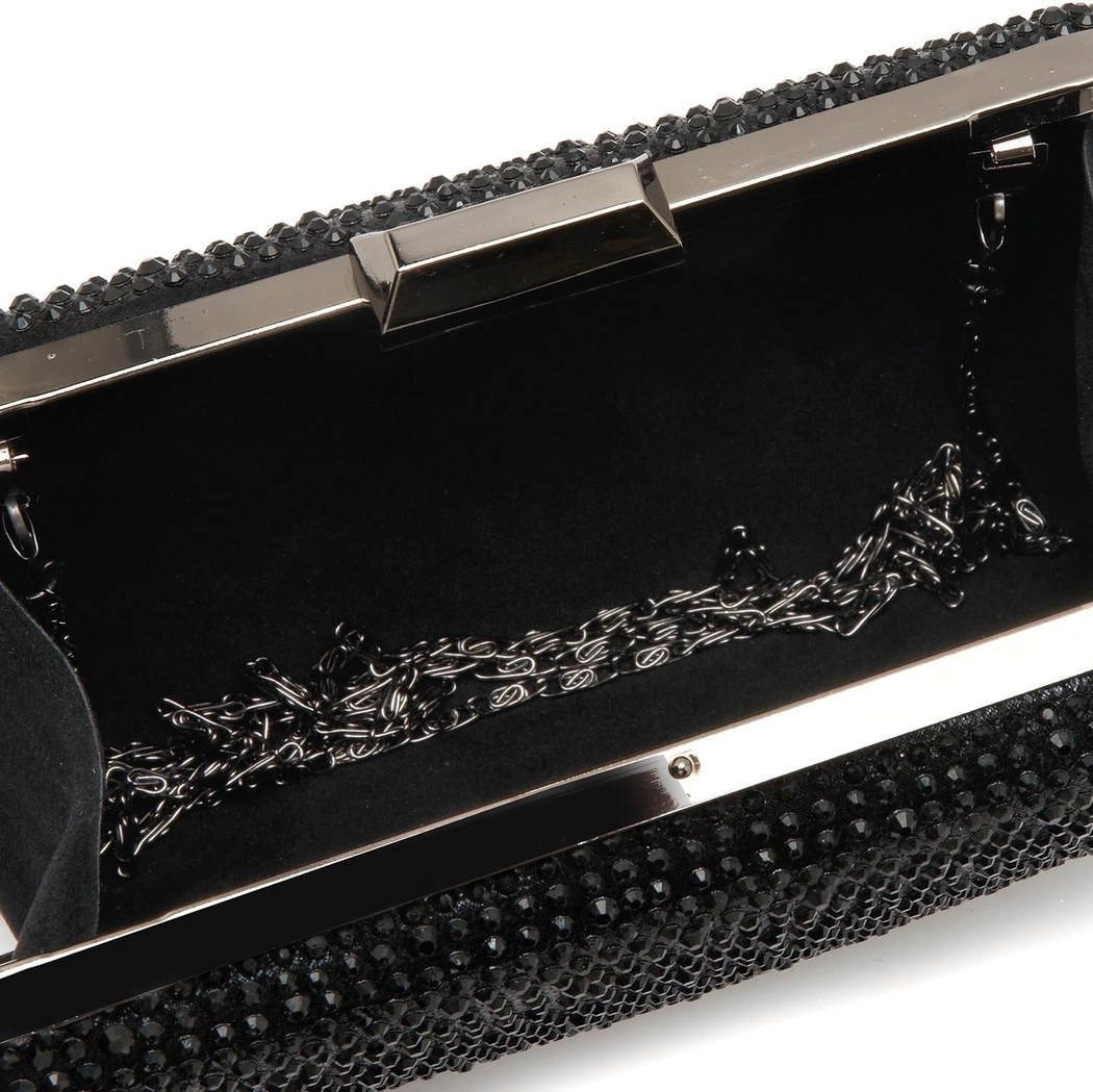 Rosa Siyah Kadın Gece Çantası