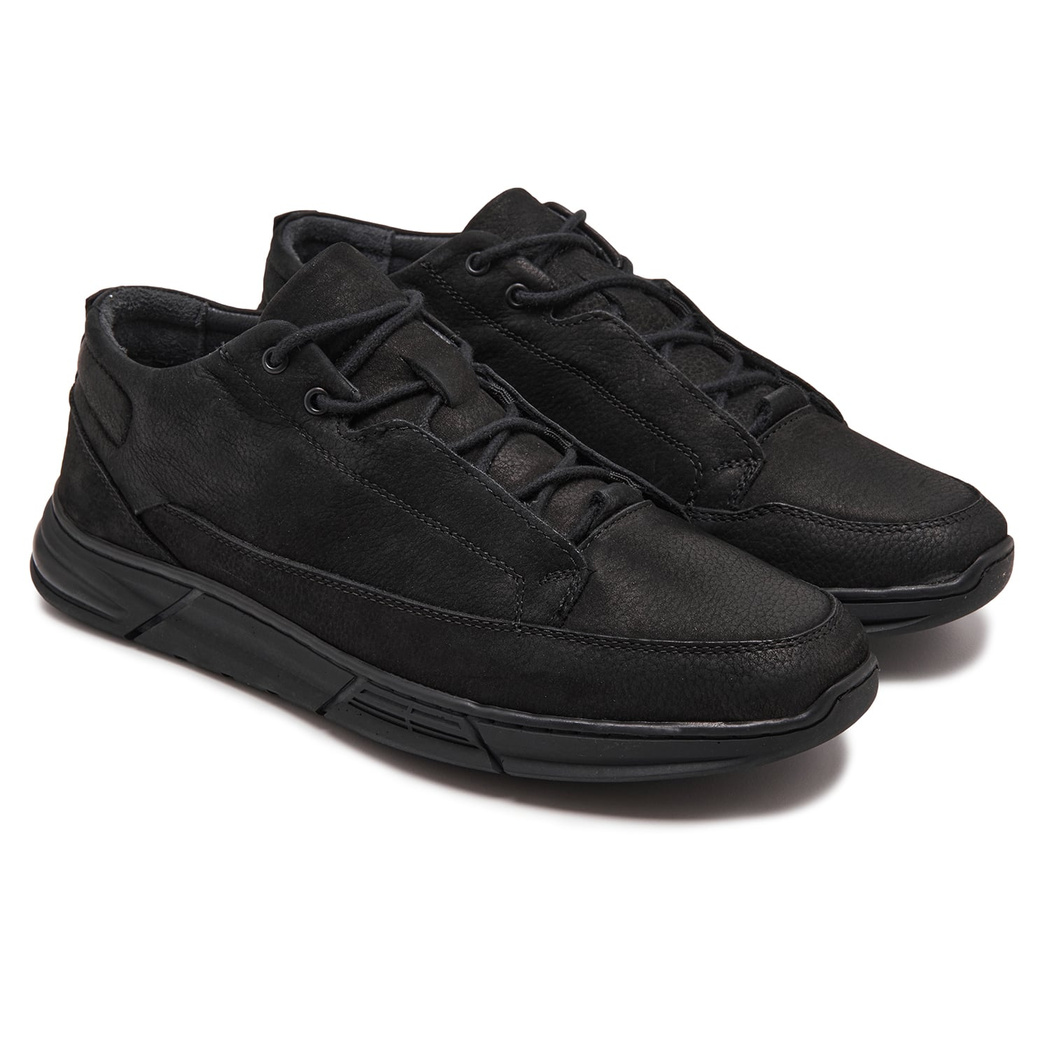 Roser Siyah Erkek Nubuk Günlük Ayakkabı