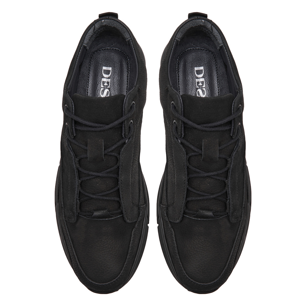 Roser Siyah Erkek Nubuk Günlük Ayakkabı