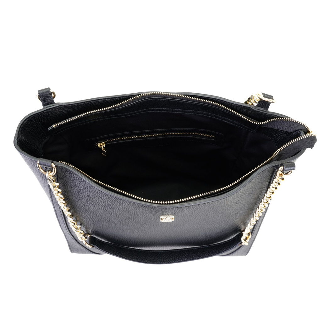 Rouse Siyah Kadın Deri Omuz Çantası