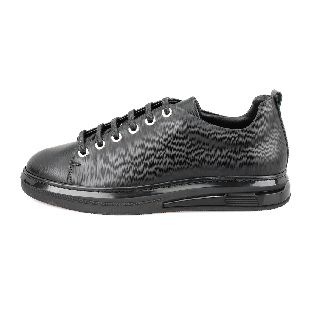 Salve Siyah Erkek Deri Günlük Ayakkabı