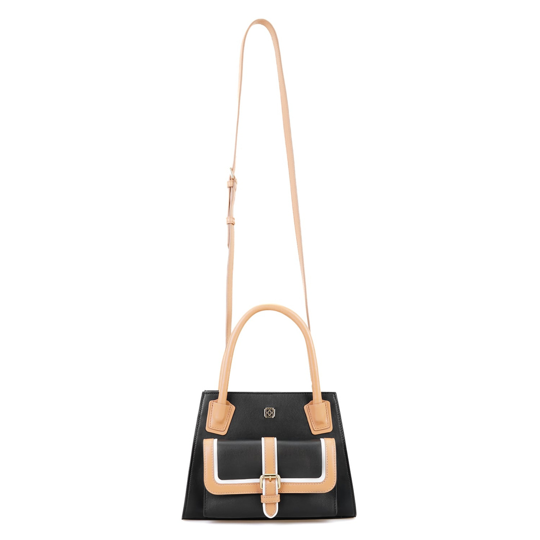 Samen Siyah Kadın Deri El Çantası