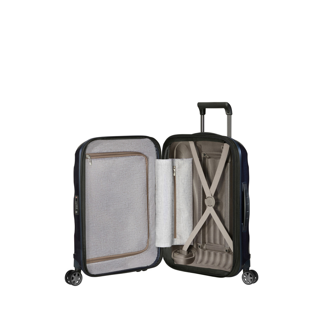 Samsonite C-Lite Lacivert - 55/20 Körüklü Kabin Boy Valiz