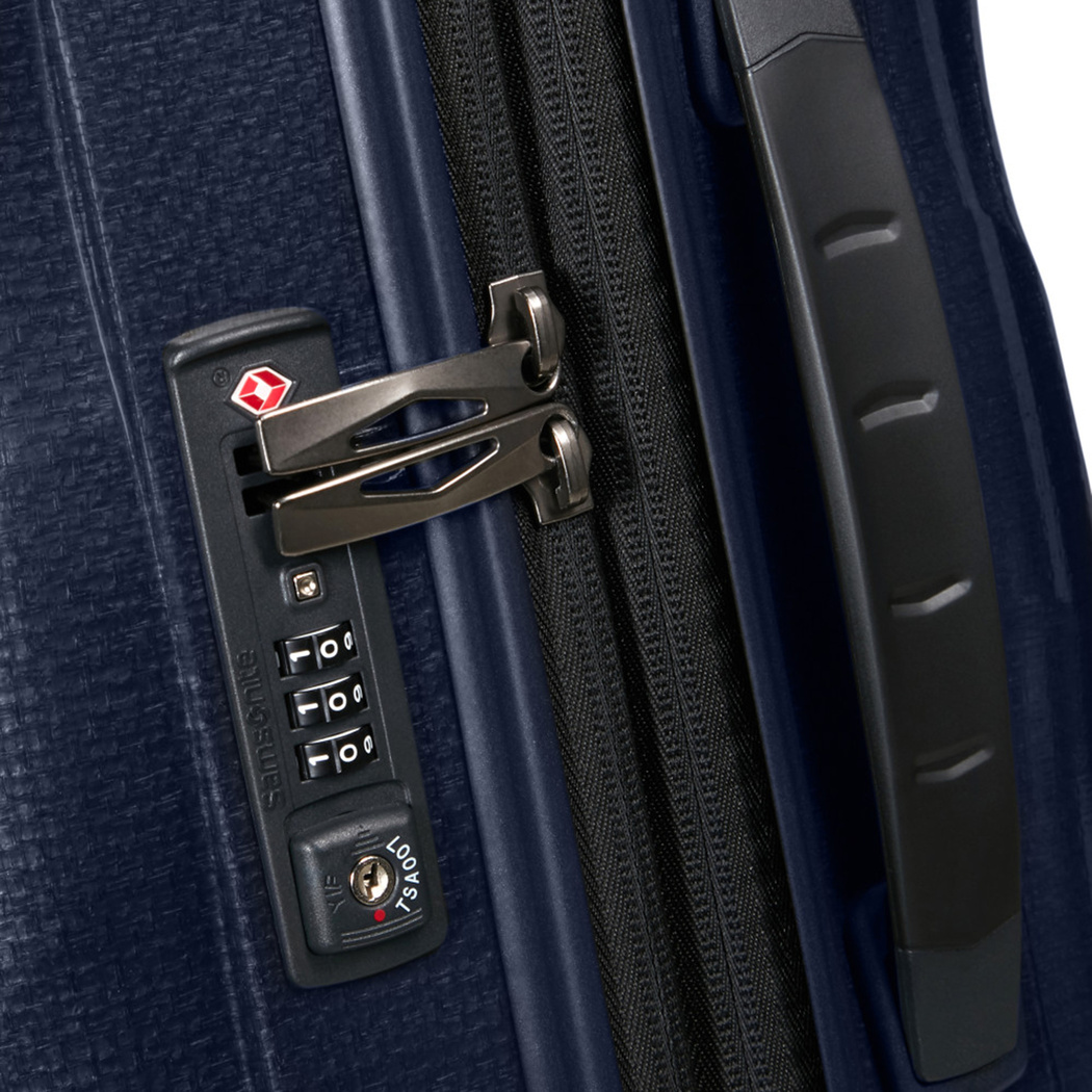 Samsonite C-Lite Lacivert - 55/20 Körüklü Kabin Boy Valiz