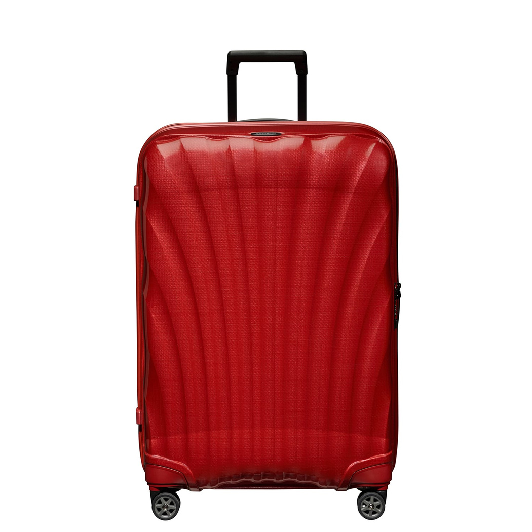 Samsonite C-Lite - Spinner Kırmızı 4 Tekerlekli Büyük Boy Valiz 75cm